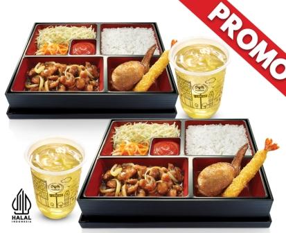 PROMO WEEKEND DEALS 2 BENTO SPECIAL 1 + 2 OCHA