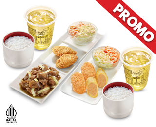 PROMO CHILL FRIDAY SIMPLE SET TERIYAKI 2 + HOKA HEMAT 3 + 2 OCHA 