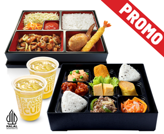 PROMO PAYDAY BENTO SPECIAL 1 + IRODORI BENTO 2 + 2 OCHA                              